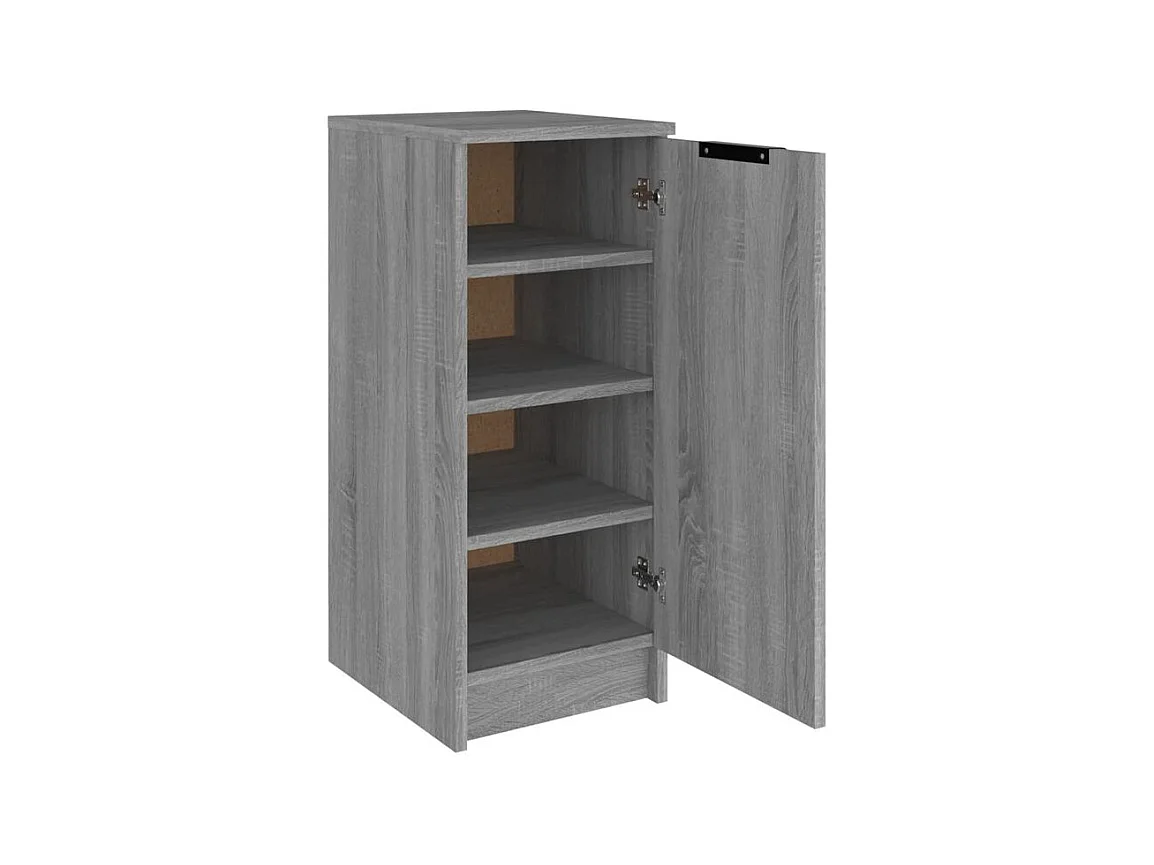 Meuble à chaussures Sonoma gris 30x35x70 Bois d'ingénierie