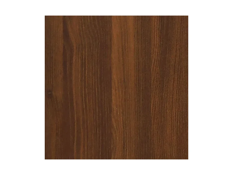 Armoire à chaussures 3 portes rabattables avec miroir Ranka H 102cm – Design moderne et élégant-Couleur Chêne brun