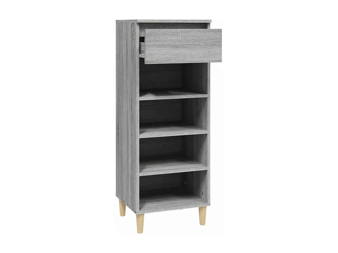 Armoire à chaussures Sonoma gris 40x36x105 Bois d'ingénierie