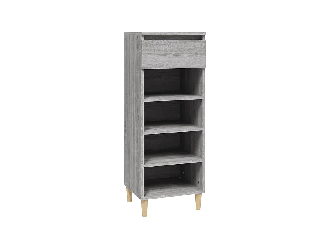 Armoire à chaussures Sonoma gris 40x36x105 Bois d'ingénierie