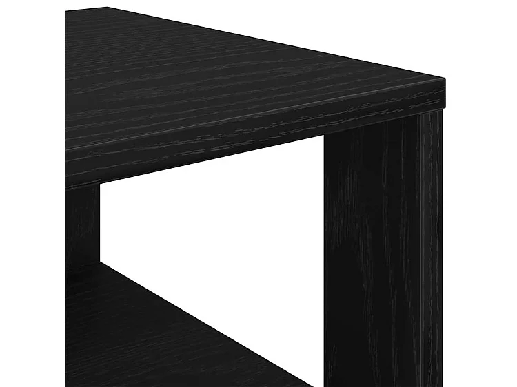 Étagère à chaussures noir 61x32x87,5 bois d'ingénierie