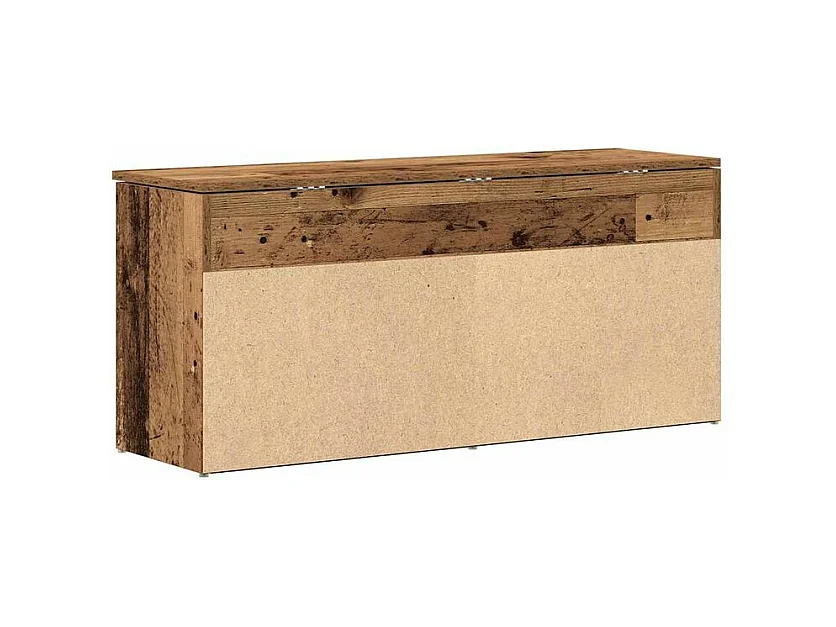 Banc à chaussures vieux bois 102x30,5x45 bois d'ingénierie