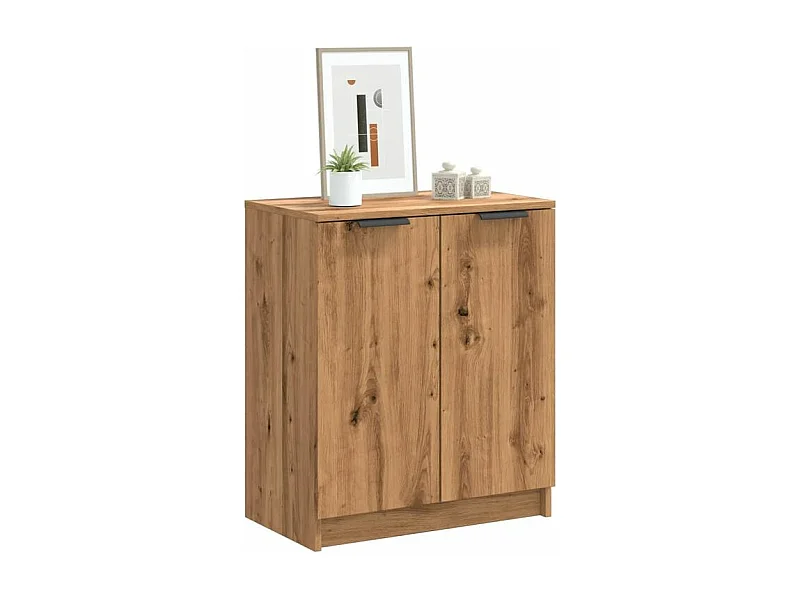 Armoire à chaussures chêne artisanal bois d'ingénierie