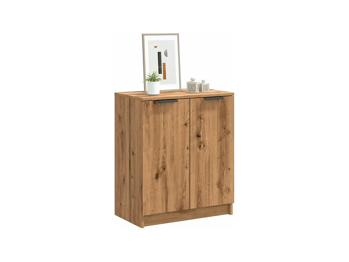 Armoire à chaussures chêne artisanal bois d'ingénierie