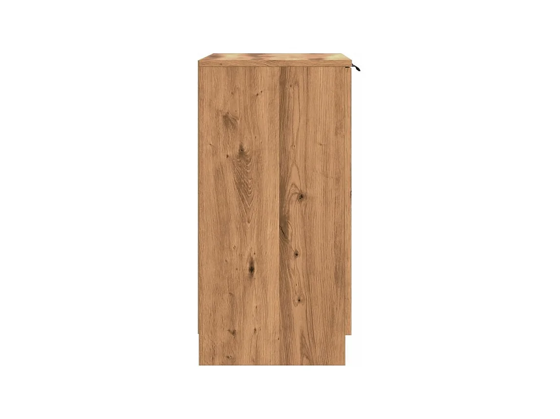 Armoire à chaussures chêne artisanal bois d'ingénierie