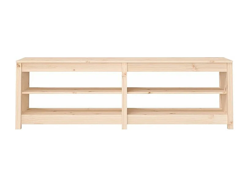 Banc à chaussures 160x36,5x50 Bois de pin massif