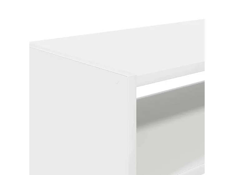 Étagères à chaussures 2 pcs empilable blanc 60x30x30,5