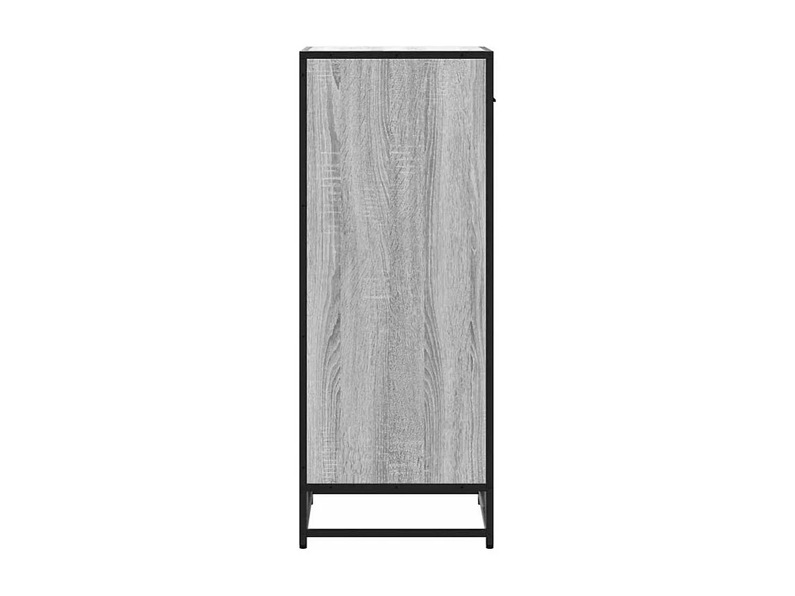 Étagère à chaussures sonoma gris 48x38x97,5 bois ingénierie