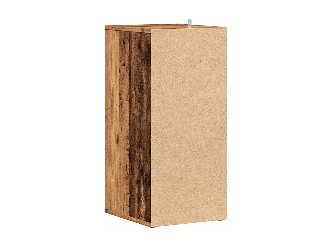 Armoires à chaussures 2 pcs vieux bois bois d'ingénierie