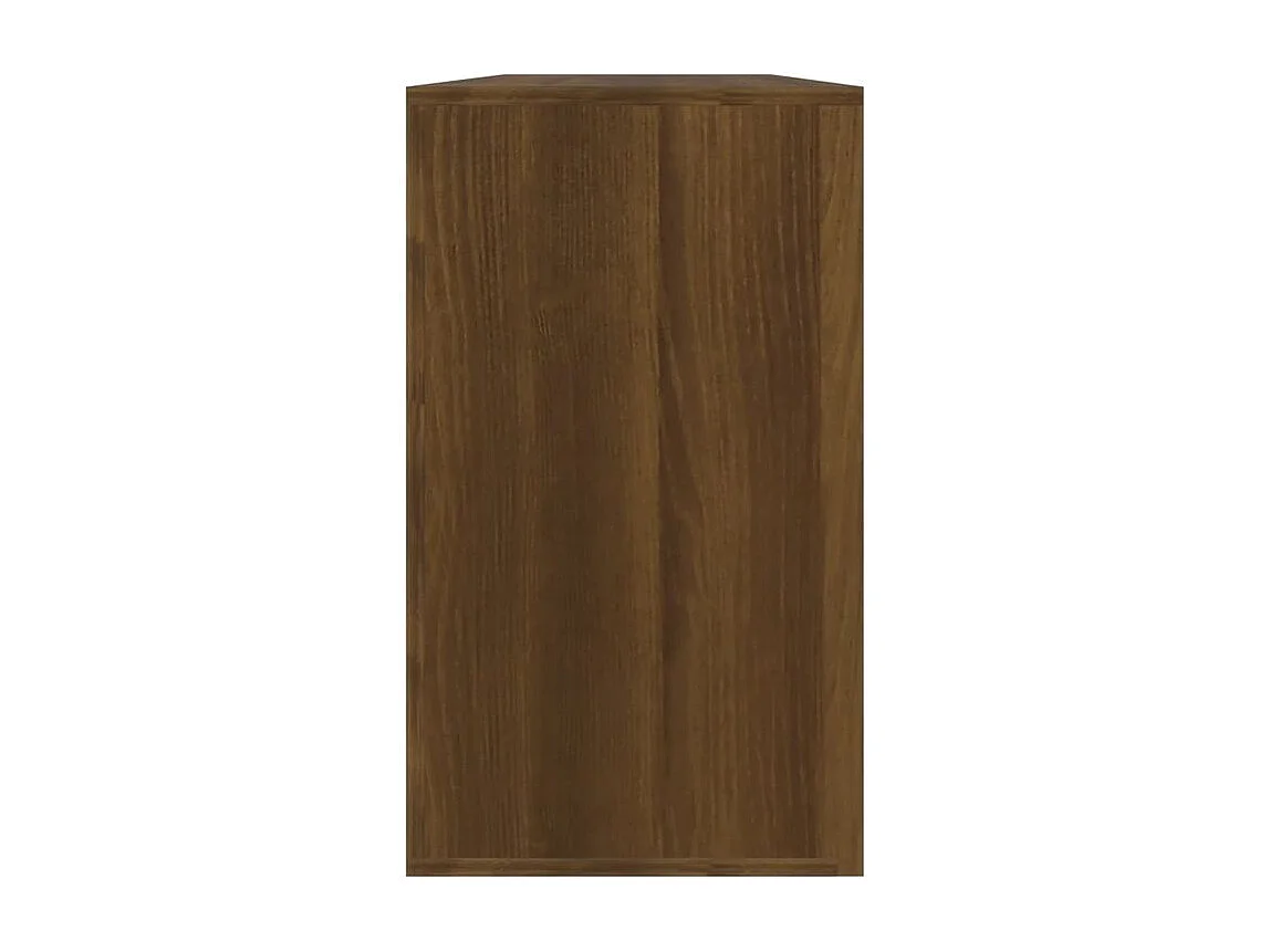Meuble à chaussures 1 porte rabattable Venta - Version classique-Couleur Noyer