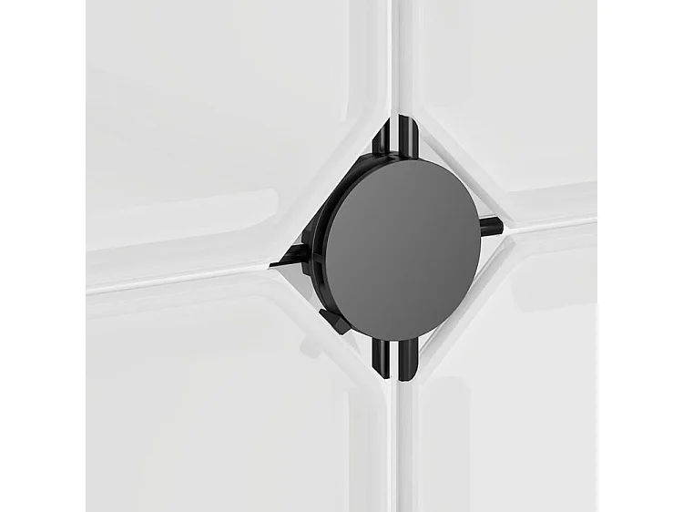 Cubes de rangement 15 pcs avec portes Transparent PP