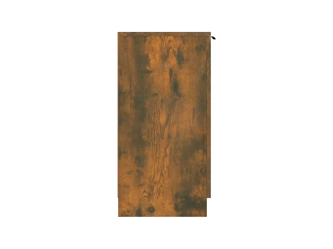 Meuble à chaussures Chêne fumé 59x35x70 Bois d'ingénierie