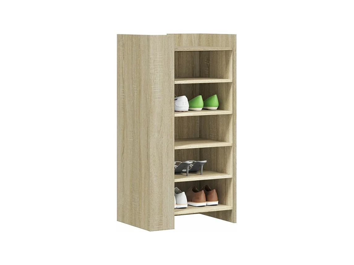 Armoire à chaussures chêne sonoma 52x37,5x100