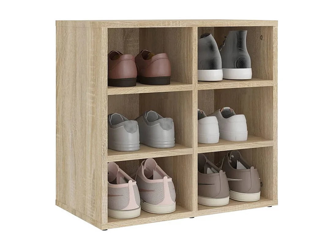 Armoires à chaussures 2 pcs Chêne Sonoma 52,5x30x50