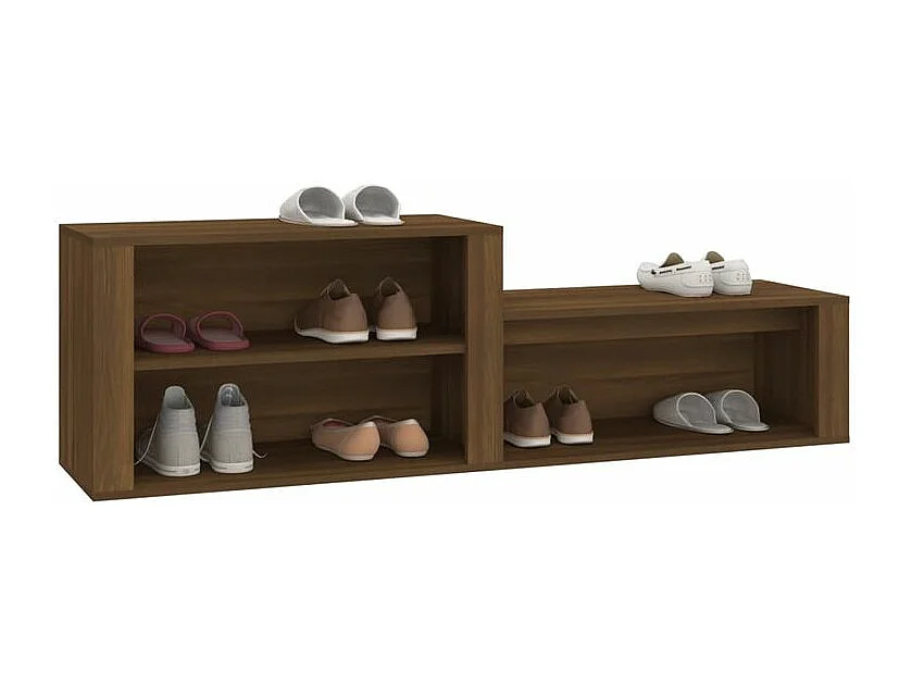 Armoire à chaussures Chêne marron 150x35x45 Bois d'ingénierie
