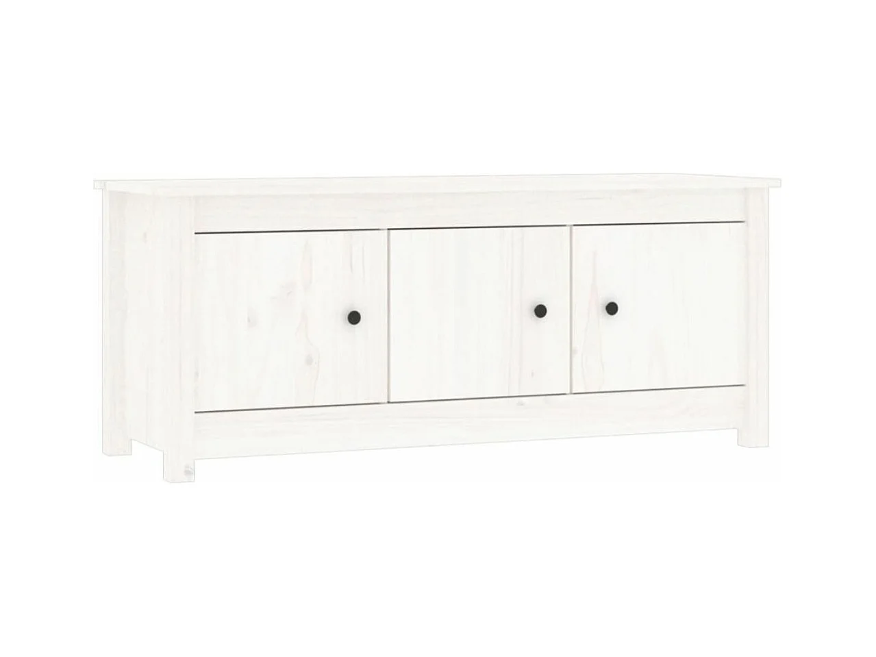 Armoire à chaussures en bois massif Klouda – Élégant et fonctionnel-Couleur Naturel-Largeur 110 cm