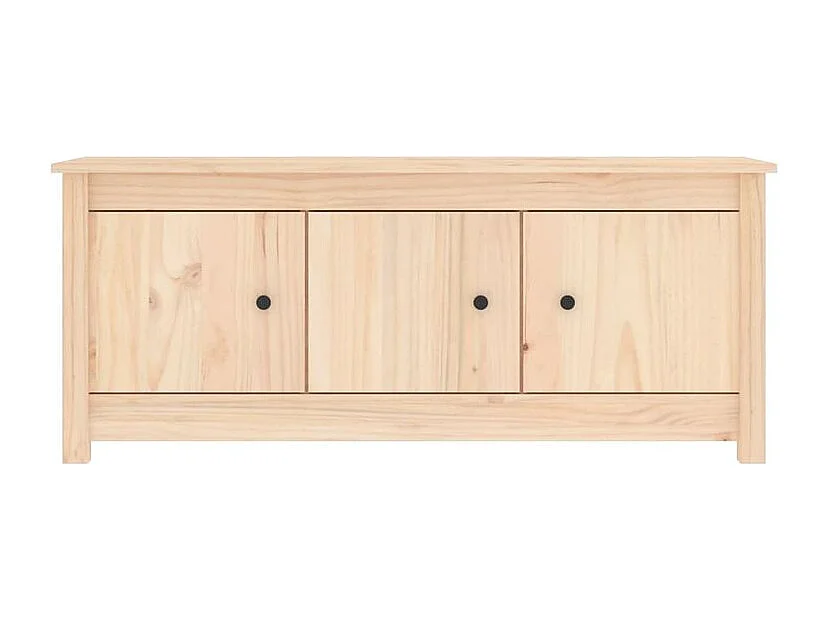 Armoire à chaussures en bois massif Klouda – Élégant et fonctionnel-Couleur Naturel-Largeur 110 cm