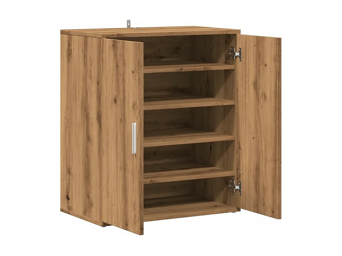 Meuble à chaussures Linka H 70cm – Design élégant et pratique-Couleur Marron clair