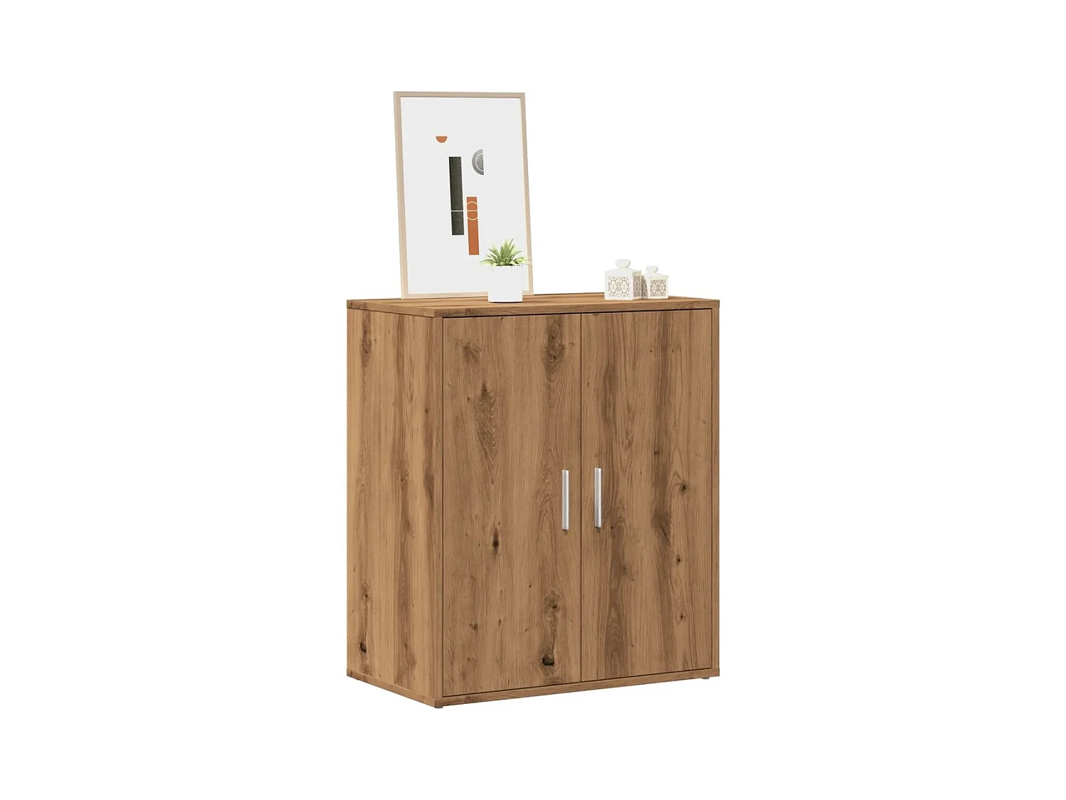 Meuble à chaussures Linka H 70cm – Design élégant et pratique-Couleur Marron clair