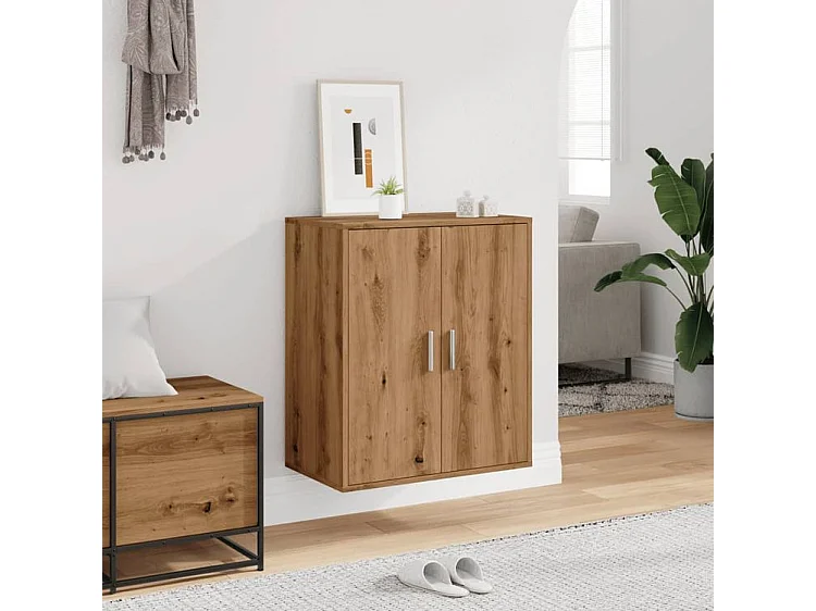 Meuble à chaussures Linka H 70cm – Design élégant et pratique-Couleur Marron clair