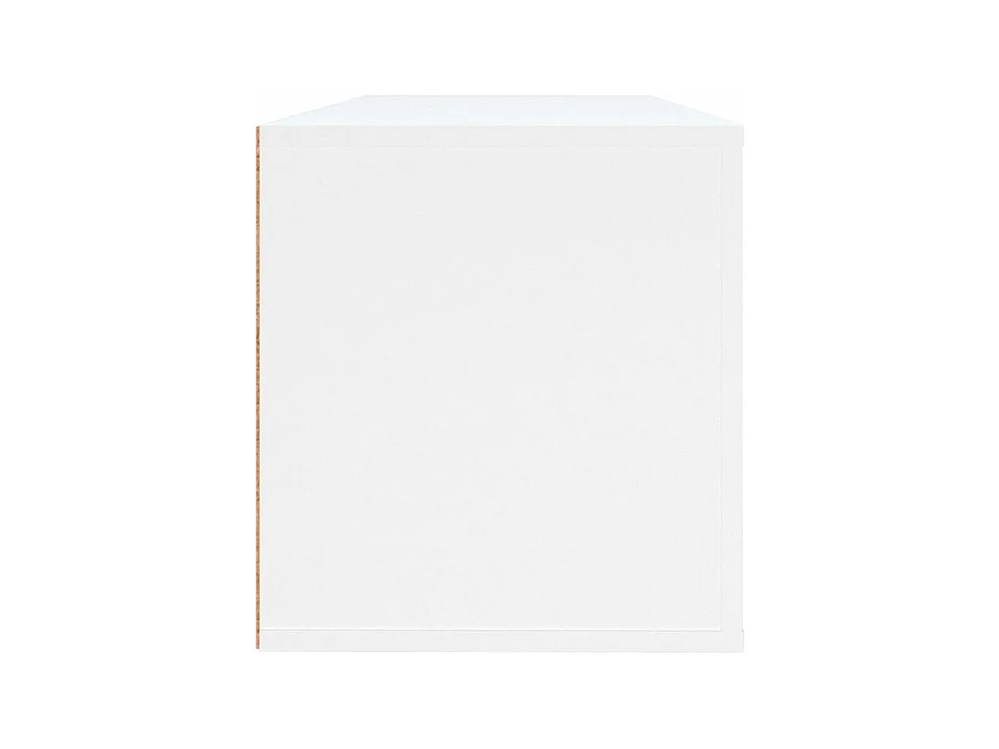 Armoire à chaussures murale en bois Luiza L100xH38xP35 – Élégance et fonctionnalité-Couleur Blanc