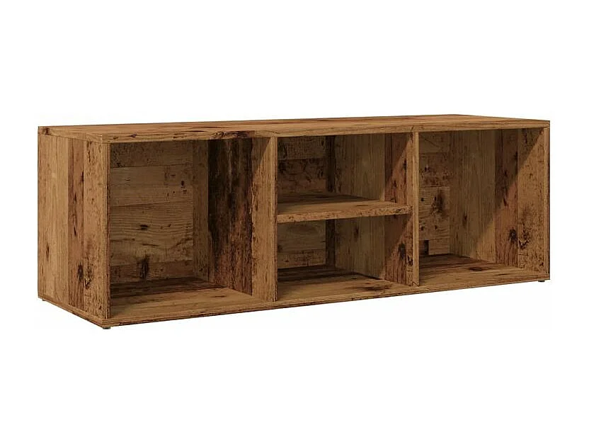 Banc de rangement à chaussures vieux bois 105x35x35