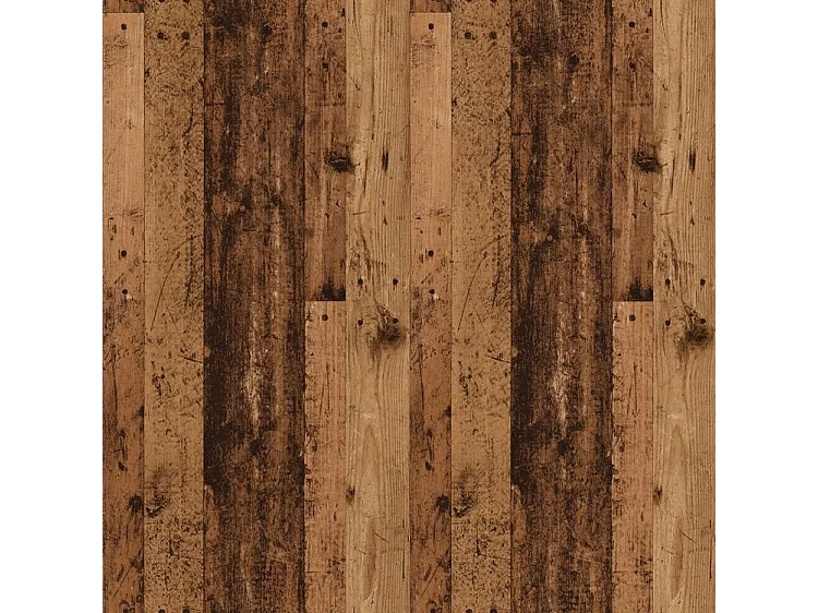 Banc de rangement à chaussures vieux bois 105x35x35