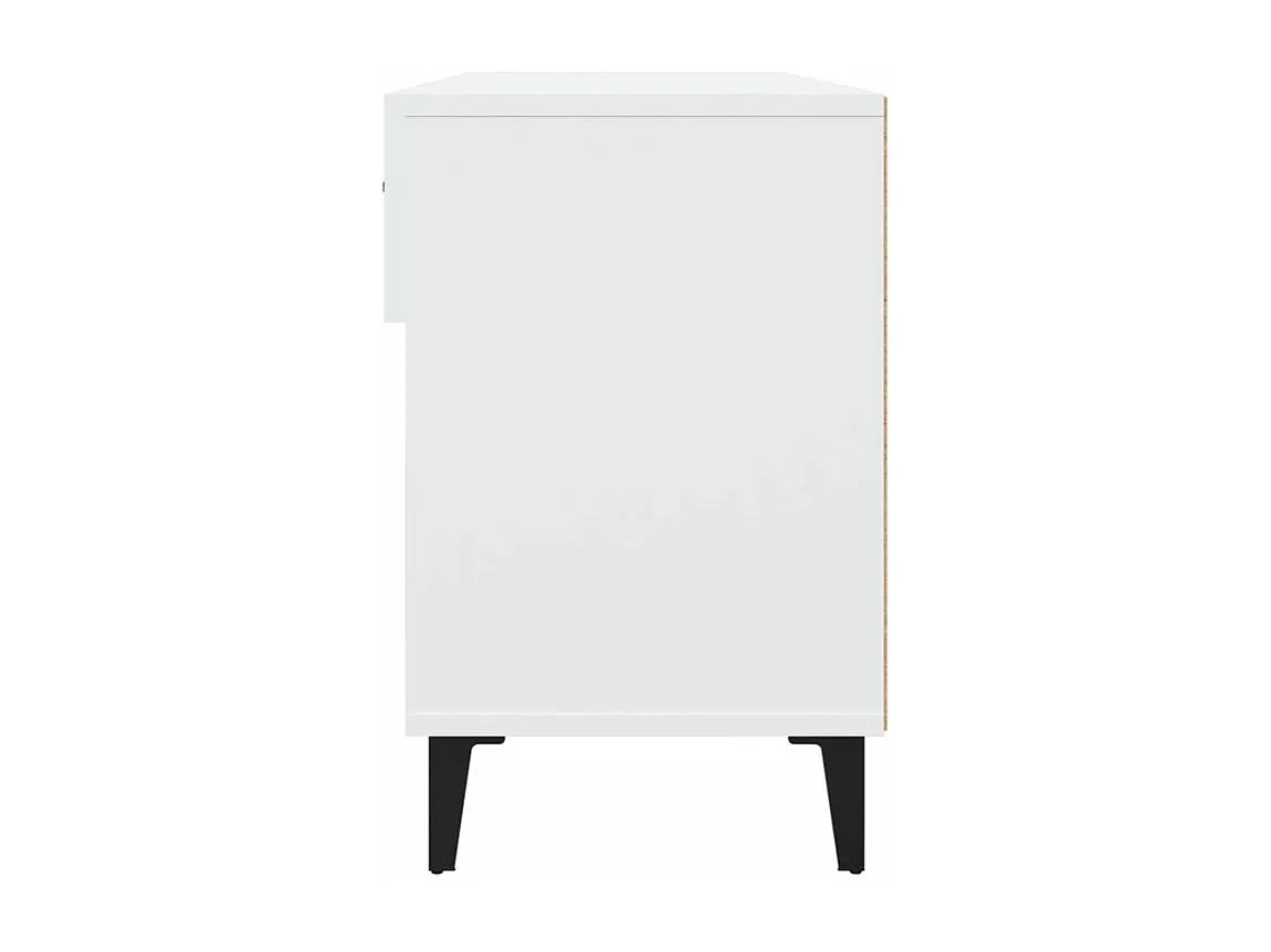 Armoire à chaussures Blanc 102x35x55 Bois d'ingénierie