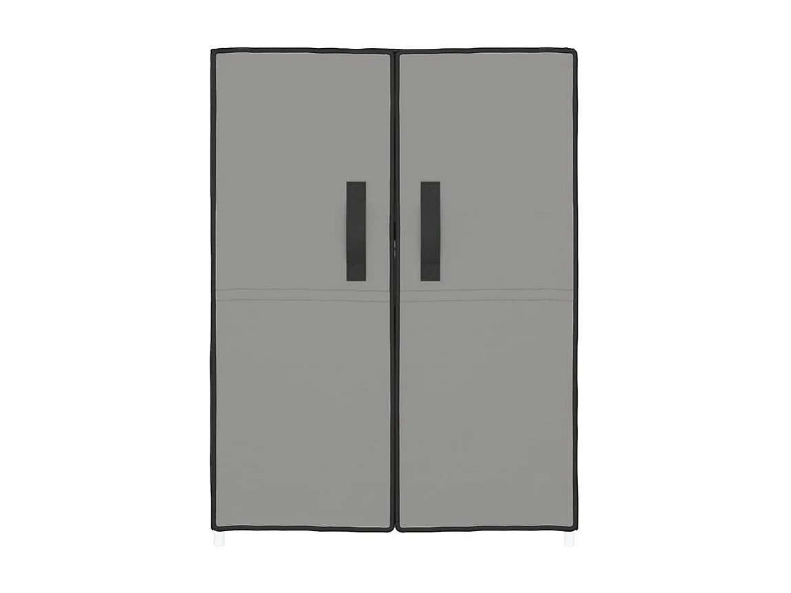 Armoire à chaussures Gris 60x28x90 Tissu