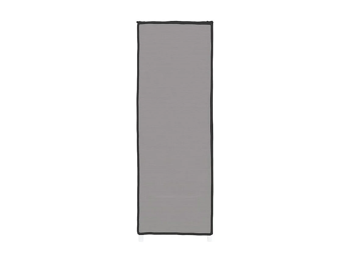 Armoire à chaussures Gris 60x28x90 Tissu