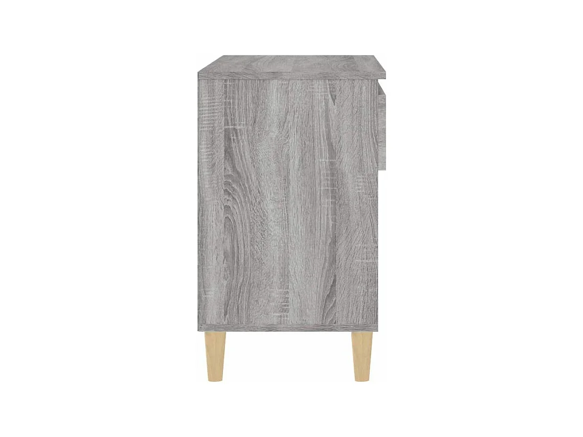 Armoire à chaussures Sonoma gris 70x36x60 Bois d'ingénierie
