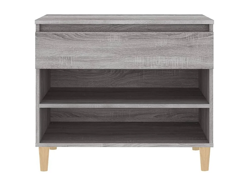 Armoire à chaussures Sonoma gris 70x36x60 Bois d'ingénierie