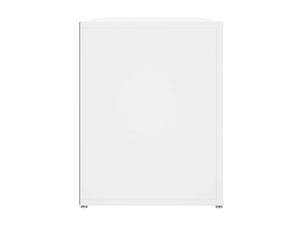 Étagère à chaussures Blanc 100x35x45 Bois d'ingénierie