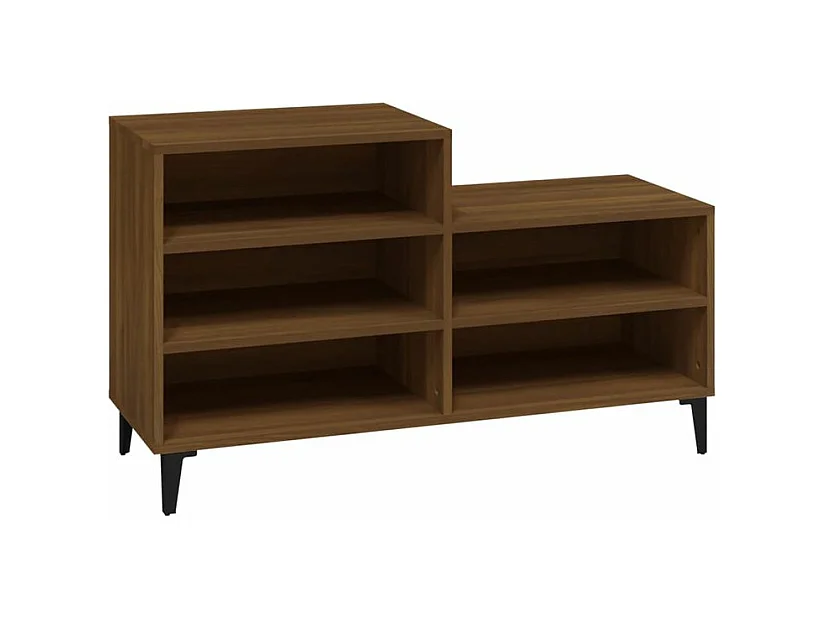 Armoire à chaussures Chêne marron 102x36x60 Bois d'ingénierie