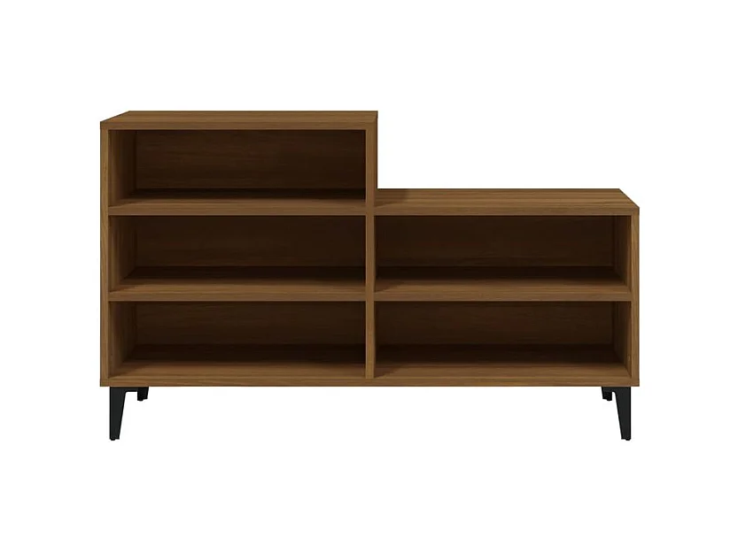 Armoire à chaussures Chêne marron 102x36x60 Bois d'ingénierie