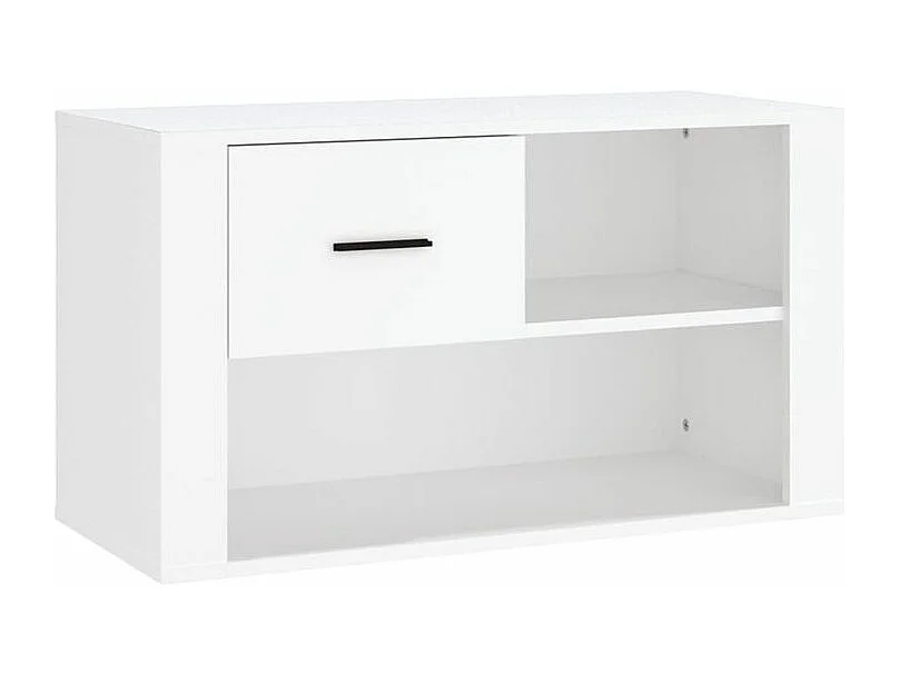Armoire à chaussures Blanc 80x35x45 Bois d'ingénierie
