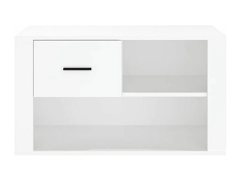Armoire à chaussures Blanc 80x35x45 Bois d'ingénierie