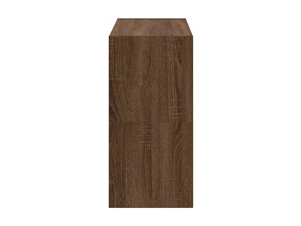 Étagères à chaussures 2 pcs empilable chêne marron 60x30x30,5