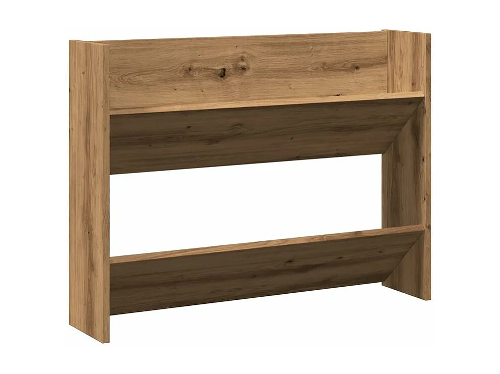 Armoire à chaussures murale en bois kalipé L 80 x H 60 - Option pratique-Couleur Marron clair