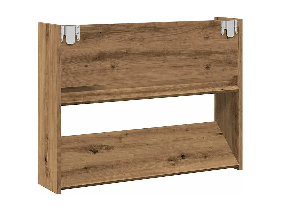 Armoire à chaussures murale en bois kalipé L 80 x H 60 - Option pratique-Couleur Marron clair