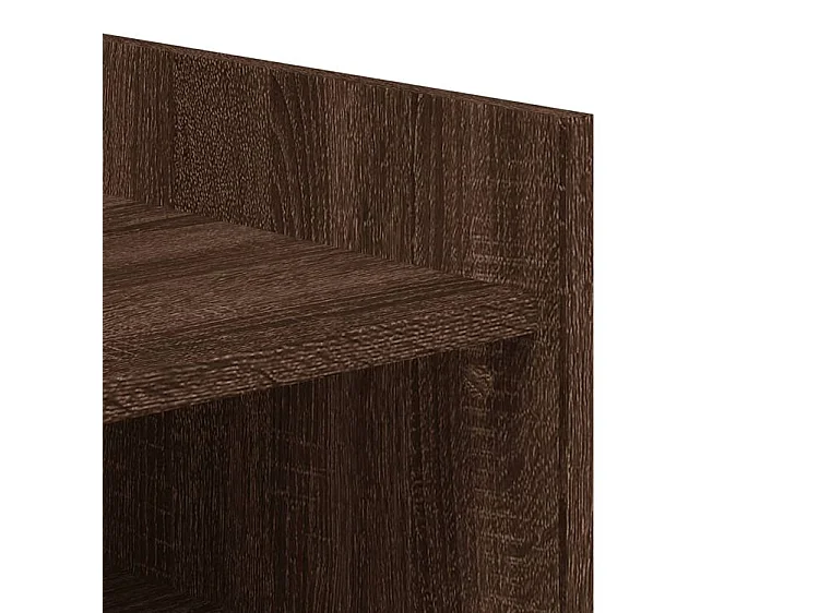 Etagères à chaussures en bois Lizza L75xH100xP38 – Élégance et praticité-Couleur Noyer