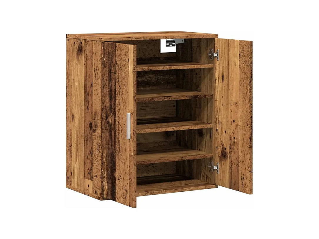 Meuble à chaussures Linka H 70cm – Design élégant et pratique-Couleur Marron