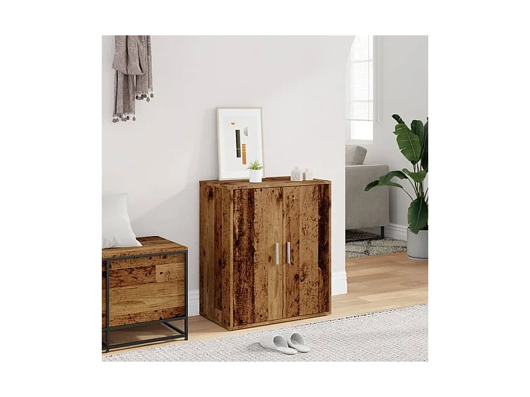 Meuble à chaussures Linka H 70cm – Design élégant et pratique-Couleur Marron