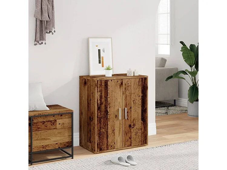 Meuble à chaussures Linka H 70cm – Design élégant et pratique-Couleur Marron