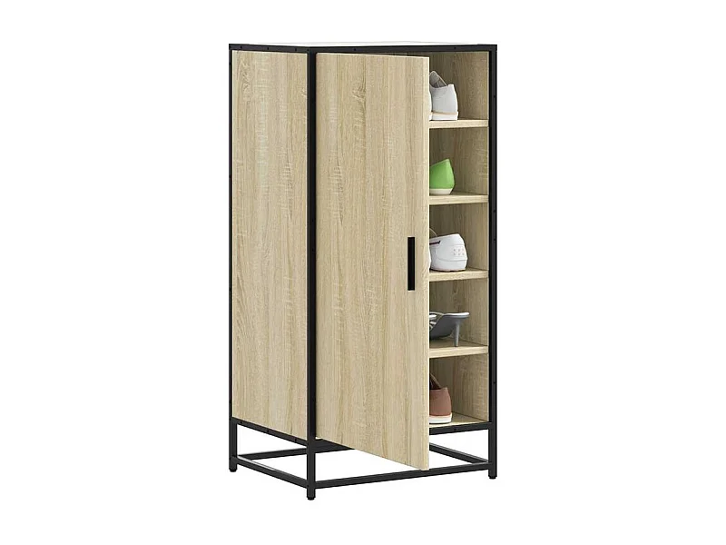 Étagère à chaussures chêne sonoma 48x38x97,5 bois ingénierie