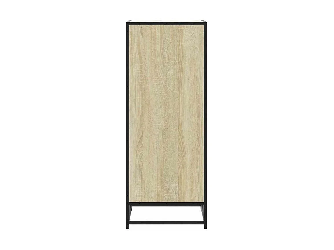 Étagère à chaussures chêne sonoma 48x38x97,5 bois ingénierie