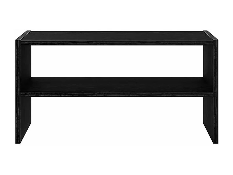 Étagère à chaussures 2 niveaux empilable – Solution Flexible et élégante pour le rangement-Couleur Noir