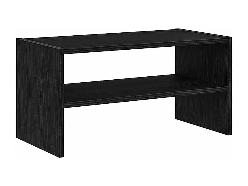 Étagère à chaussures 2 niveaux empilable – Solution Flexible et élégante pour le rangement-Couleur Noir