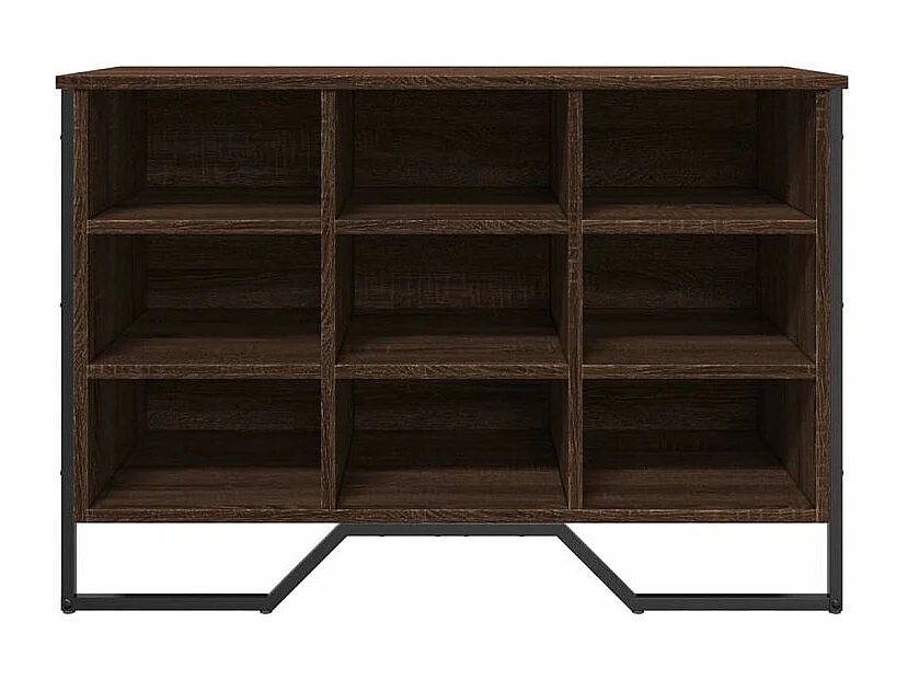 Armoire à chaussures chêne marron 90x38x61,5 bois ingénierie