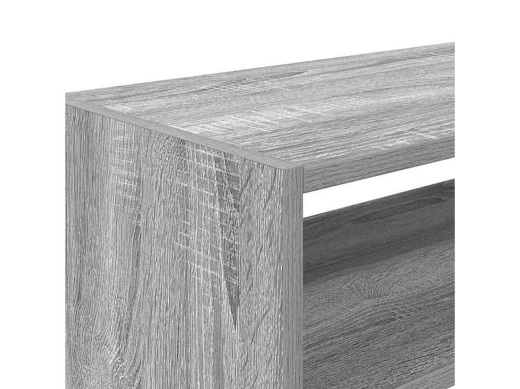 Étagères à chaussures 2 pcs empilable sonoma gris 60x30x30,5